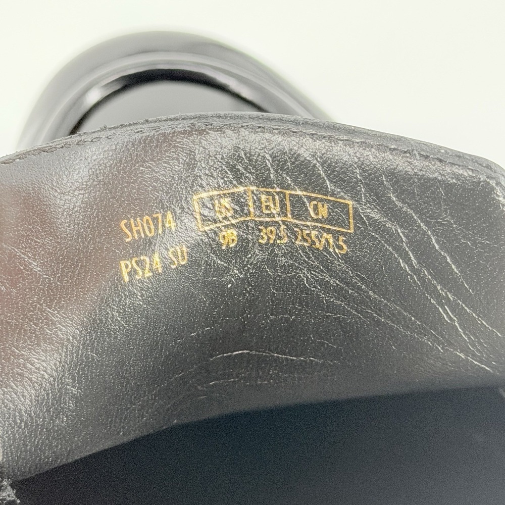 Stuart Weitzman Sofia Bow Loafers Black Leather Women's 9B Made Spain SH074 - Picture 8 of 13